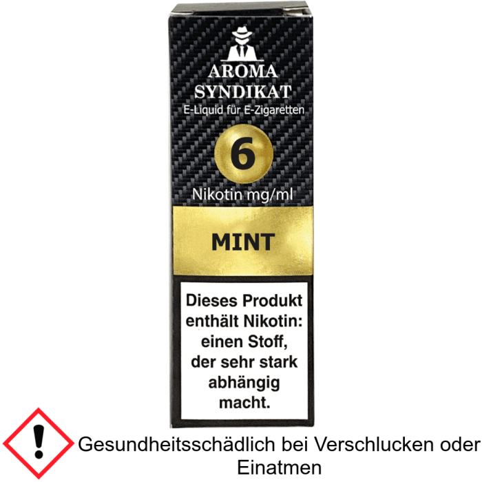 Aroma Syndikat Mint E-Zigaretten Liquid 6 mg/ml