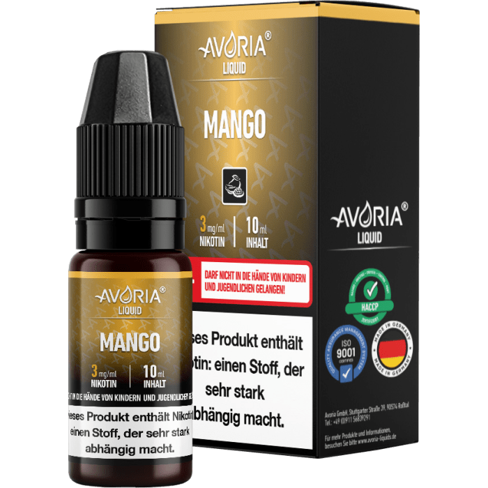 Avoria - Mango E-Zigaretten Liquid 0 mg/ml
