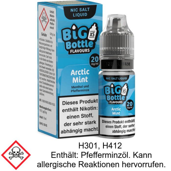 Big Bottle - Artic Mint - Nikotinsalz Liquid 20 mg/ml