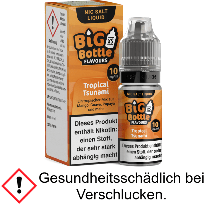 Big Bottle - Tropical Tsunami - Nikotinsalz Liquid 10 mg/ml