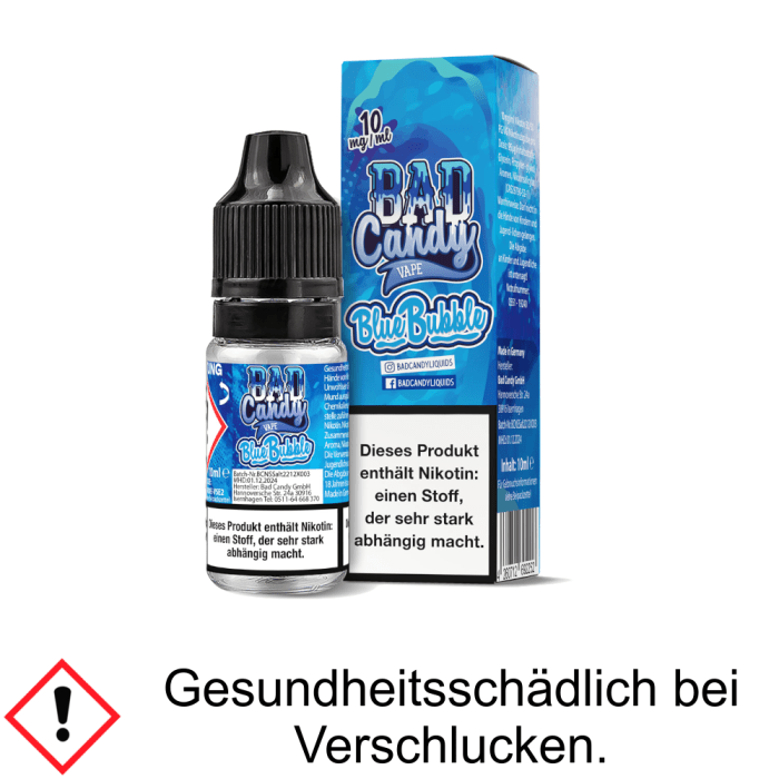 Blue Bubble Bad Candy Liquids 10 mg/ml Nikotinsalz Liquid