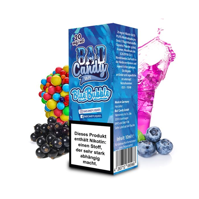 Blue Bubble Bad Candy Liquids 20 mg/ml Nikotinsalz Liquid