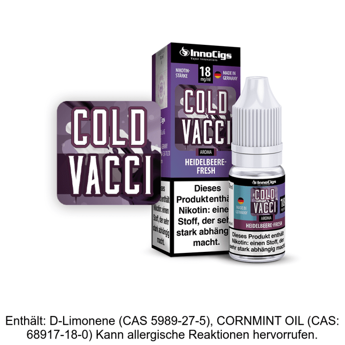 Cold Vacci Heidelbeere-Fresh E-Liquid 0 mg/ml InnoCigs