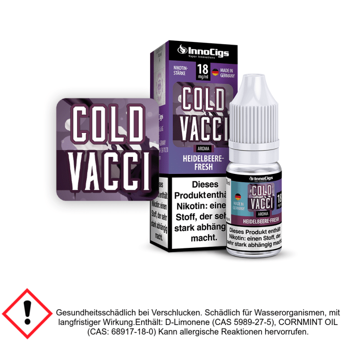 Cold Vacci Heidelbeere-Fresh E-Liquid 18 mg/ml InnoCigs