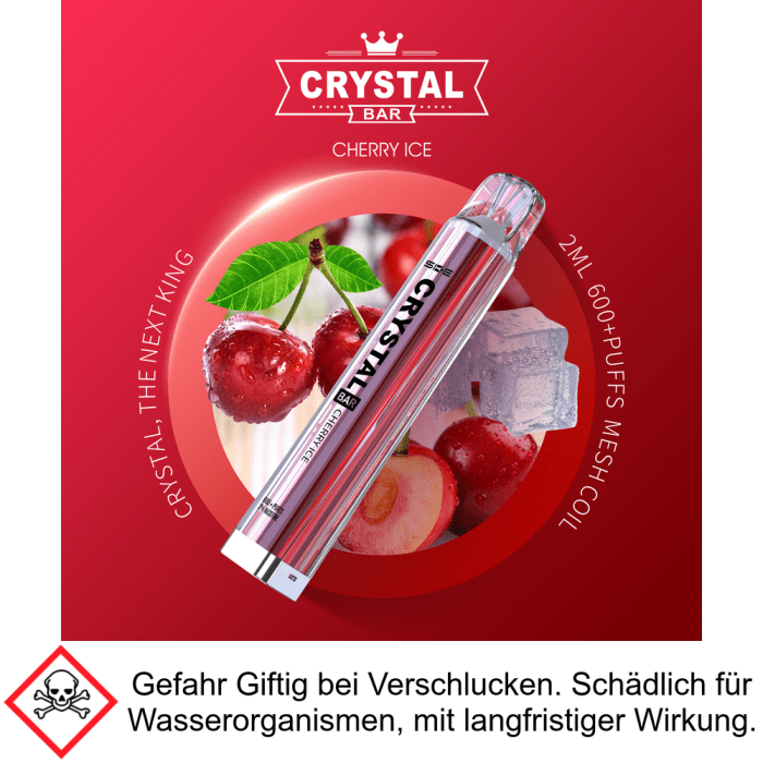 Crystal Bar Cherry Ice 20 mg/ml - SKE