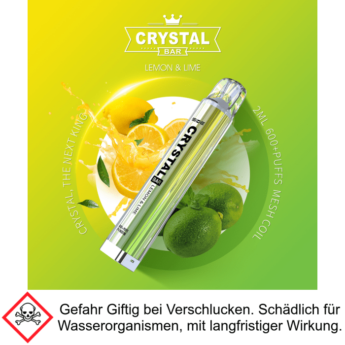 Crystal Bar Lemon Lime 20 mg/ml - SKE