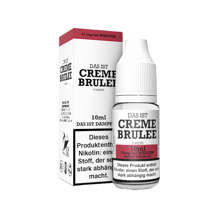 Das ist Dampfen - Creme Brulee E-Zigaretten Liquid