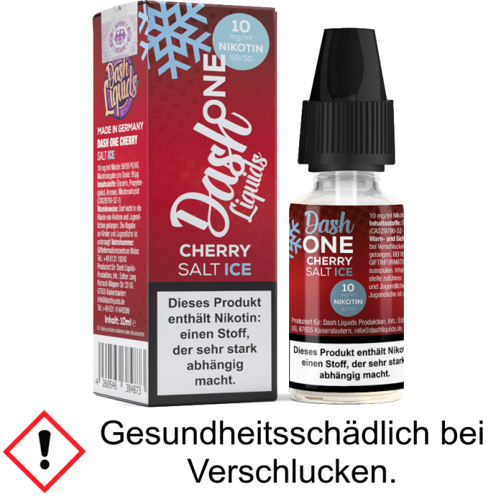 Dash Liquids - One - Cherry Ice - Nikotinsalz Liquid 10 mg/ml