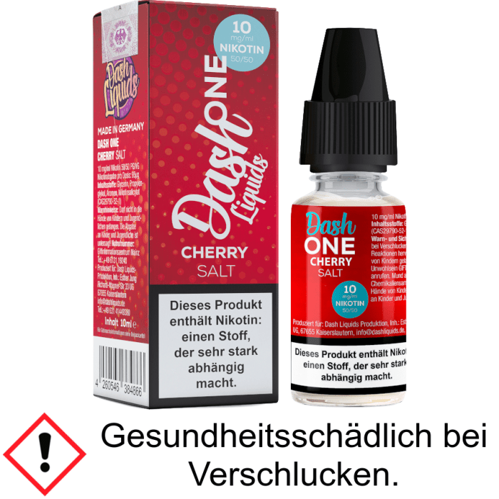 Dash Liquids - One - Cherry - Nikotinsalz Liquid 10 mg/ml