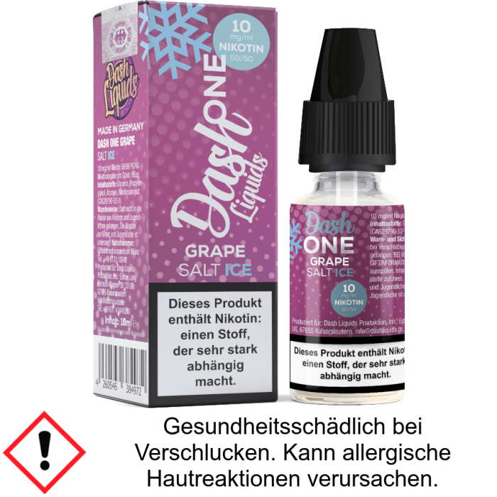 Dash Liquids - One - Grape Ice - Nikotinsalz Liquid 10 mg/ml