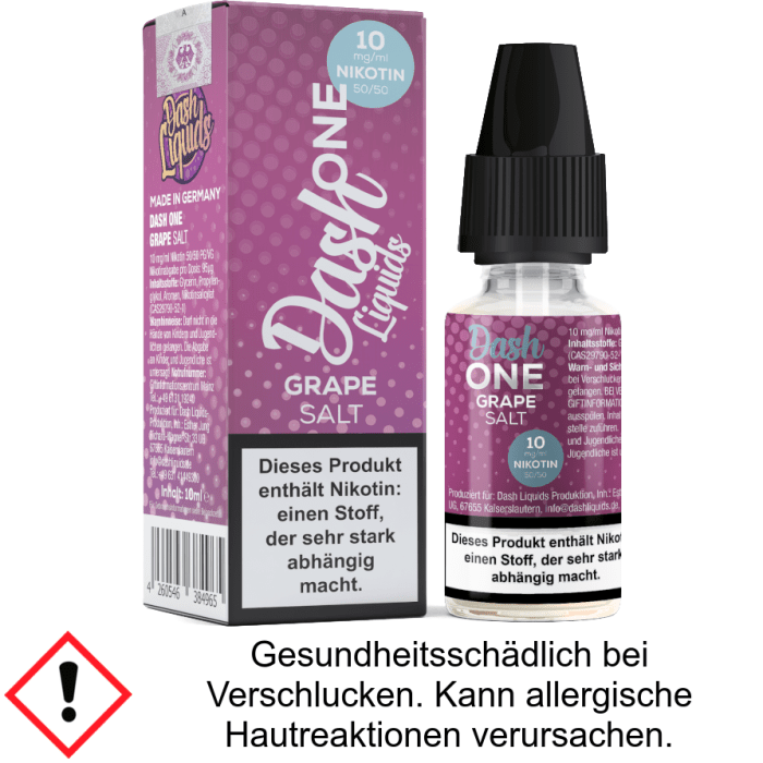 Dash Liquids - One - Grape - Nikotinsalz Liquid 10 mg/ml