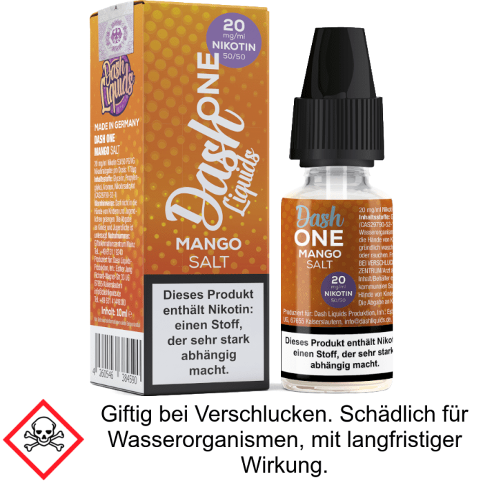 Dash Liquids - One - Mango - Nikotinsalz Liquid 20 mg/ml