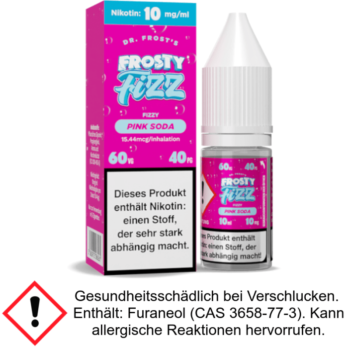 Dr. Frost - Frosty Fizz - Pink Soda - Nikotinsalz Liquid 10mg/ml