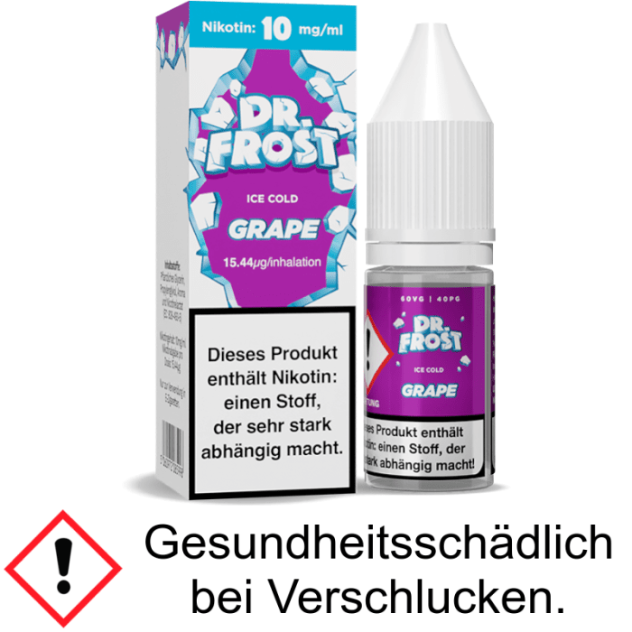 Dr. Frost - Ice Cold - Grape - Nikotinsalz Liquid 10mg/ml