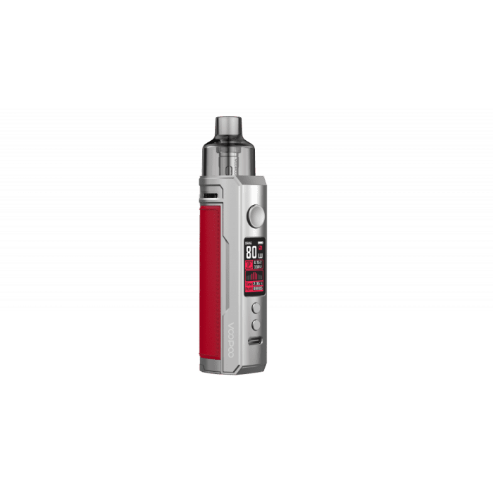 Drag X silber-rot E-Zigaretten Set - VooPoo 