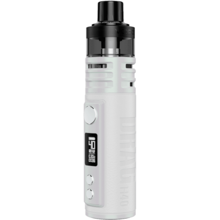 E-Zigaretten Set Drag H40 silber-weiß - Voopoo