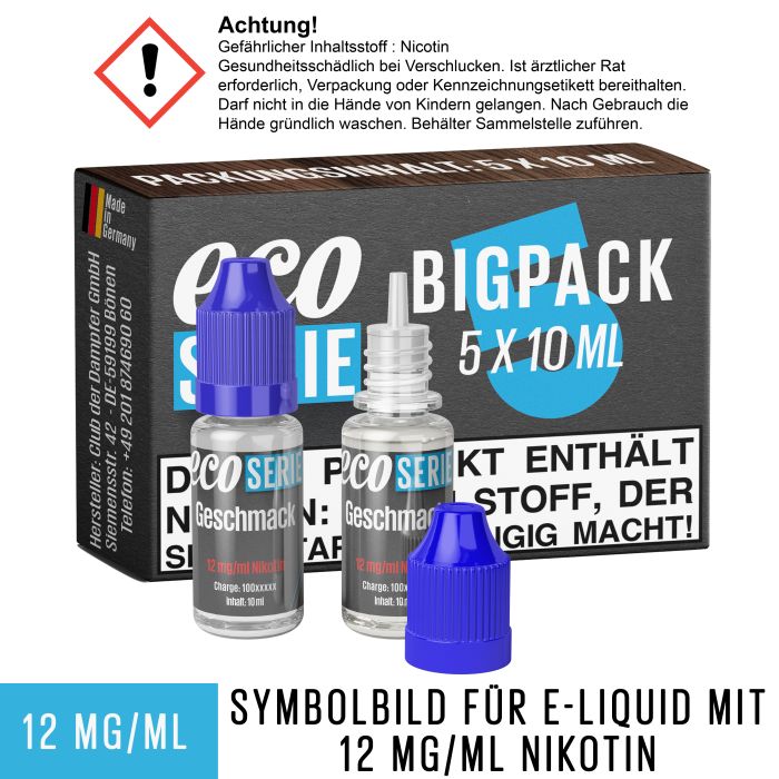 ECO-Liquids American Blend (5x10 ml - 12 mg/ml Nikotin)