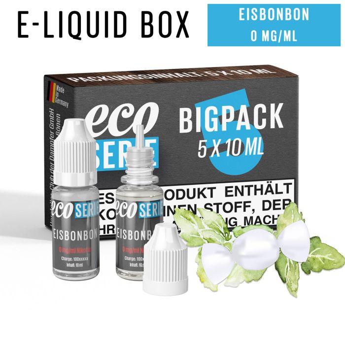 ECO-Liquids Eisbonbon (5x10 ml - 0 mg/ml Nikotin)