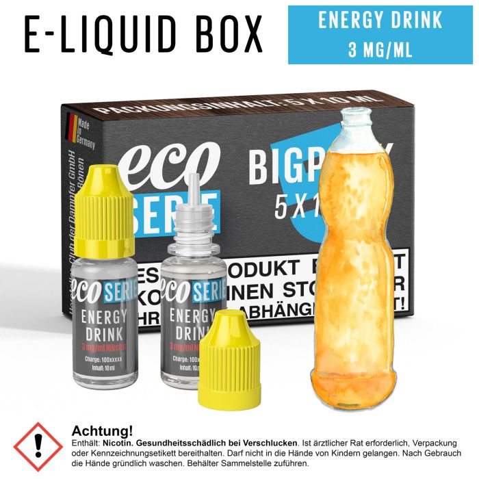ECO-Liquids Energy Drink (5x10 ml - 3 mg/ml Nikotin)