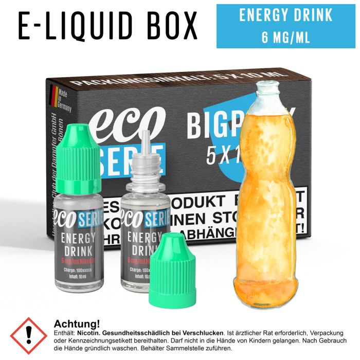 ECO-Liquids Energy Drink (5x10 ml - 6 mg/ml Nikotin)