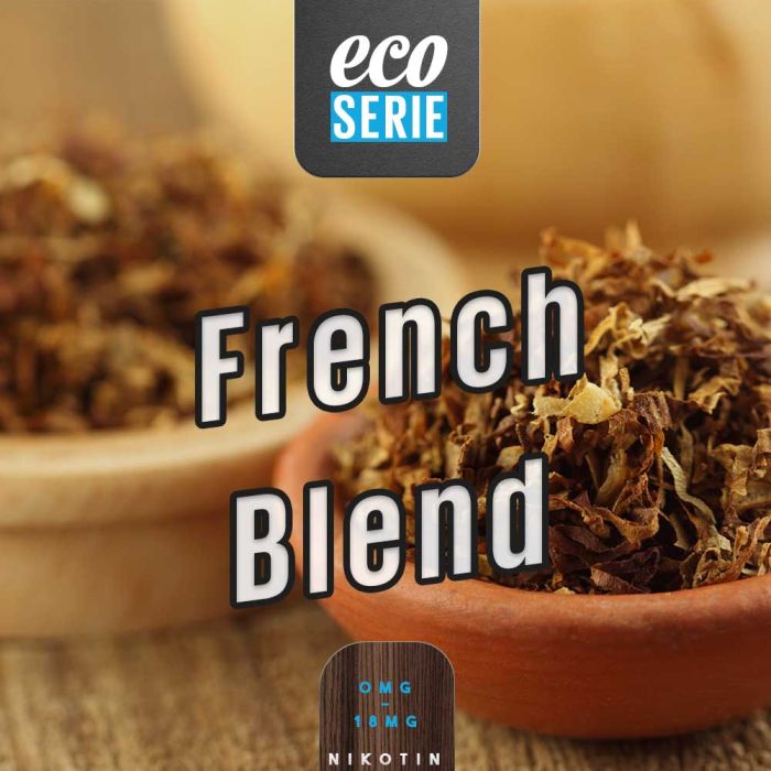 ECO-Liquids French Blend (5x10 ml - 0 mg/ml Nikotin)