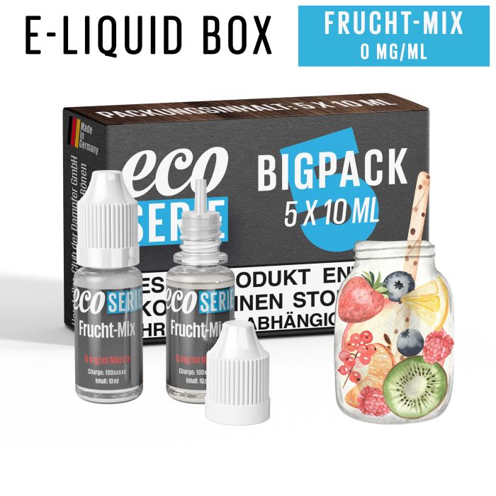 ECO-Liquids Frucht Mix (5x10 ml - 0 mg/ml Nikotin)