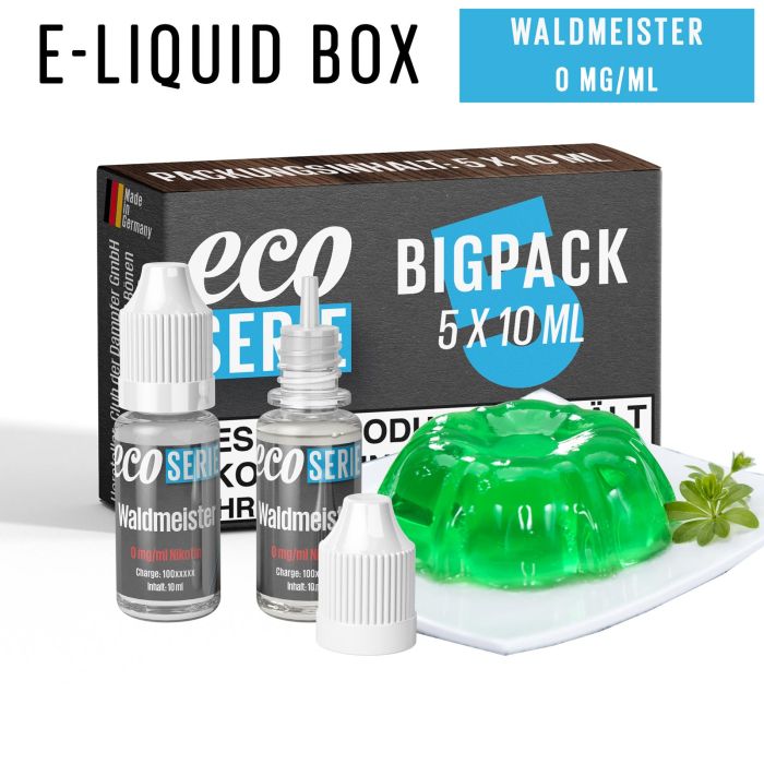 ECO-Liquids Waldmeister (5x10 ml - 0 mg/ml Nikotin)