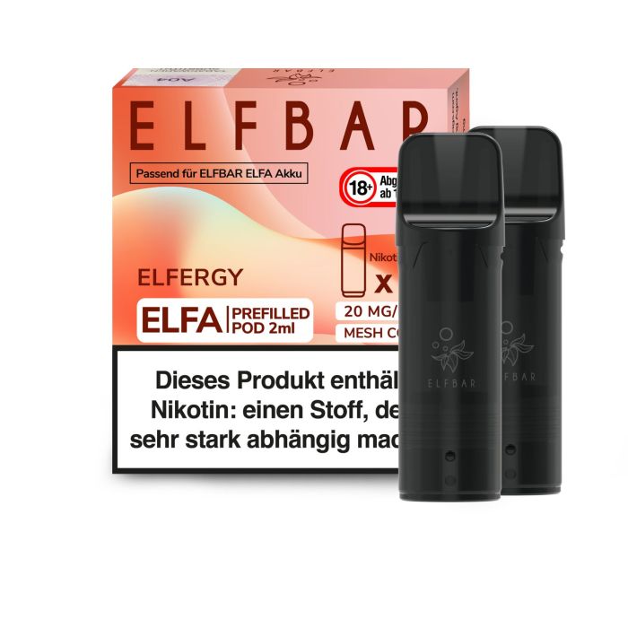 Elfa Liquid Pod Elfergy 20 mg (2 Stück) - Elf Bar