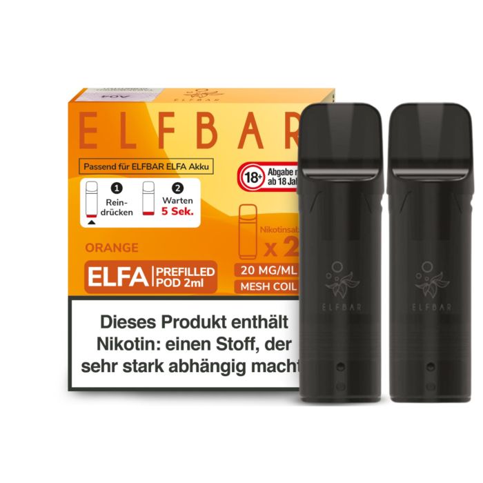 Elfa Liquid Pod Orange 20 mg (2 Stück) - Elf Bar
