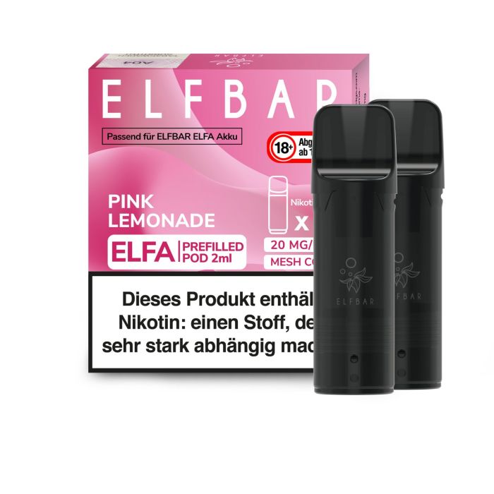 Elfa Liquid Pod Pink Lemonade 20 mg (2 Stück) - Elf Bar