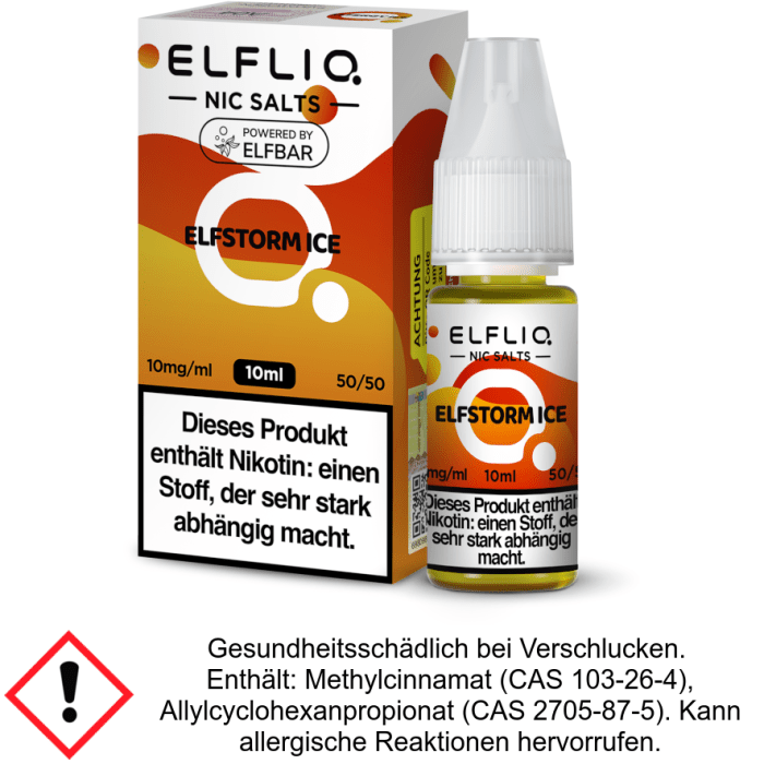ELFLIQ - Elfstorm Ice - Nikotinsalz Liquid 10 mg/ml