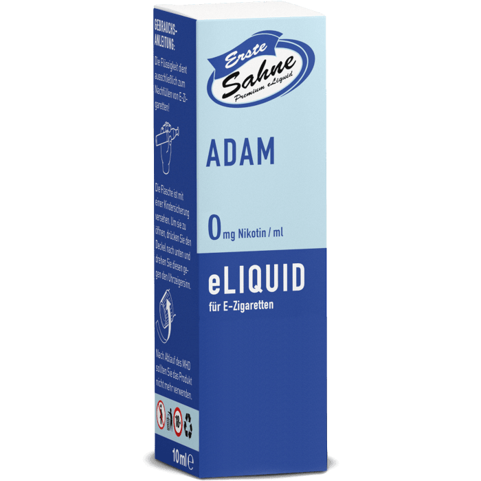 Erste Sahne - Adam - E-Zigaretten Liquid 12 mg/ml
