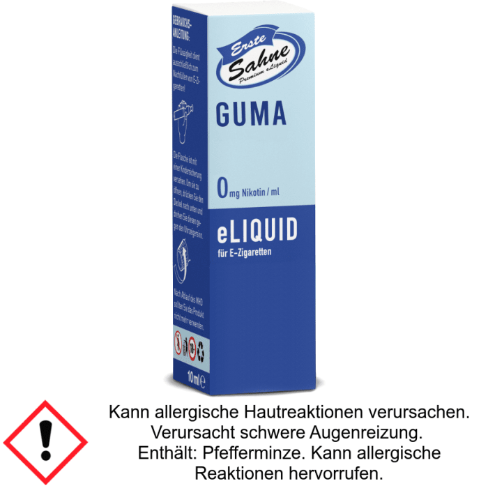 Erste Sahne - Guma - E-Zigaretten Liquid 3 mg/ml