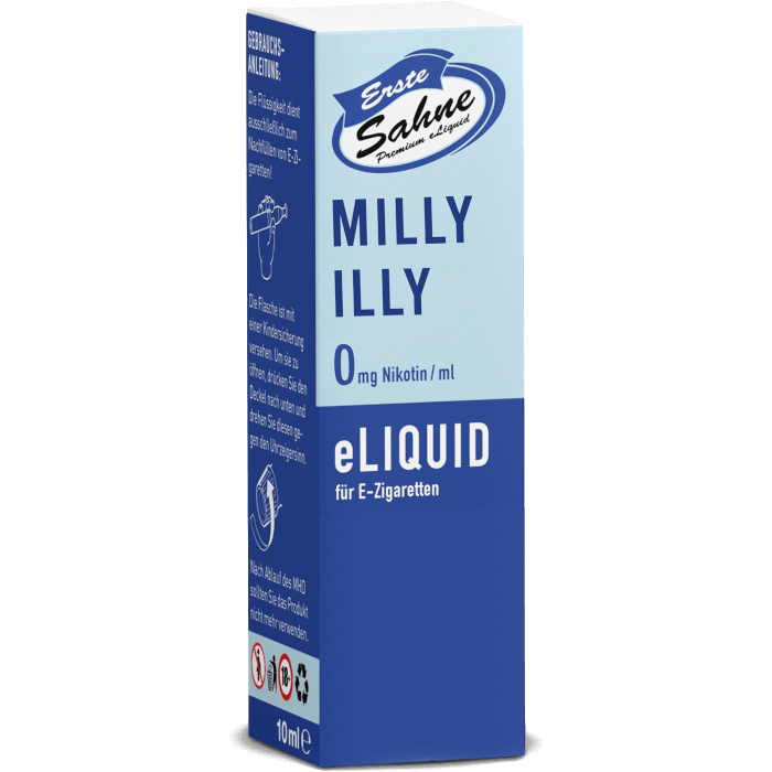 Erste Sahne - Milly Illy - E-Zigaretten Liquid 3 mg/ml
