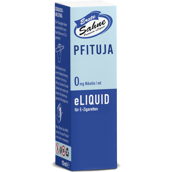 Erste Sahne - Pfituja - E-Zigaretten Liquid 6 mg/ml