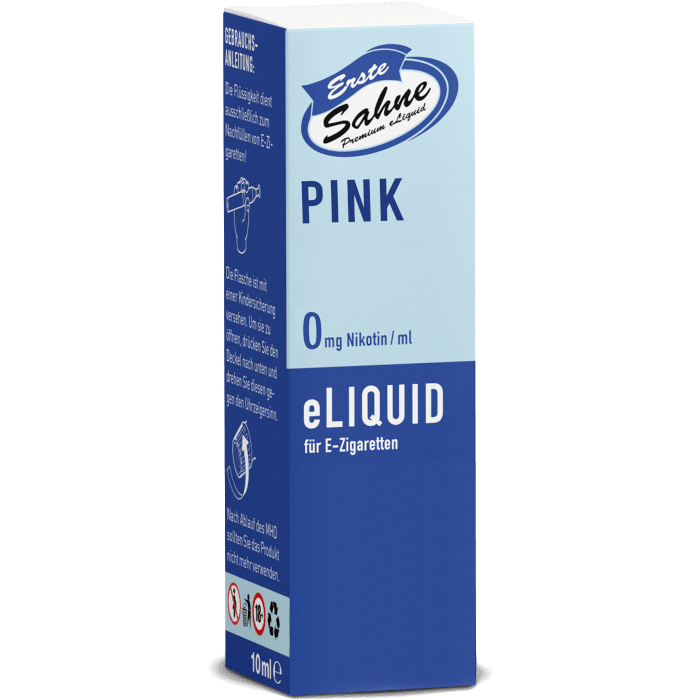 Erste Sahne - Pink - E-Zigaretten Liquid 3 mg/ml