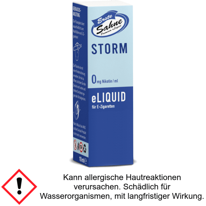 Erste Sahne - Storm - E-Zigaretten Liquid 12 mg/ml