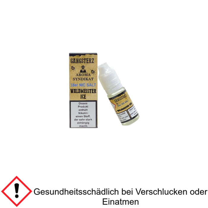Gangsterz - Waldmeister Ice - Nikotinsalz Liquid 18 mg/ml