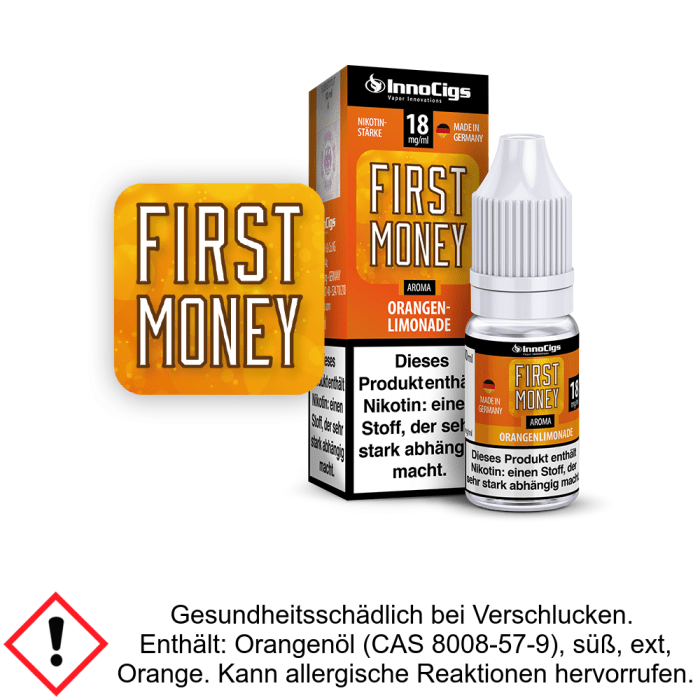 InnoCigs - First Money Orangenlimonade Aroma 9 mg/ml