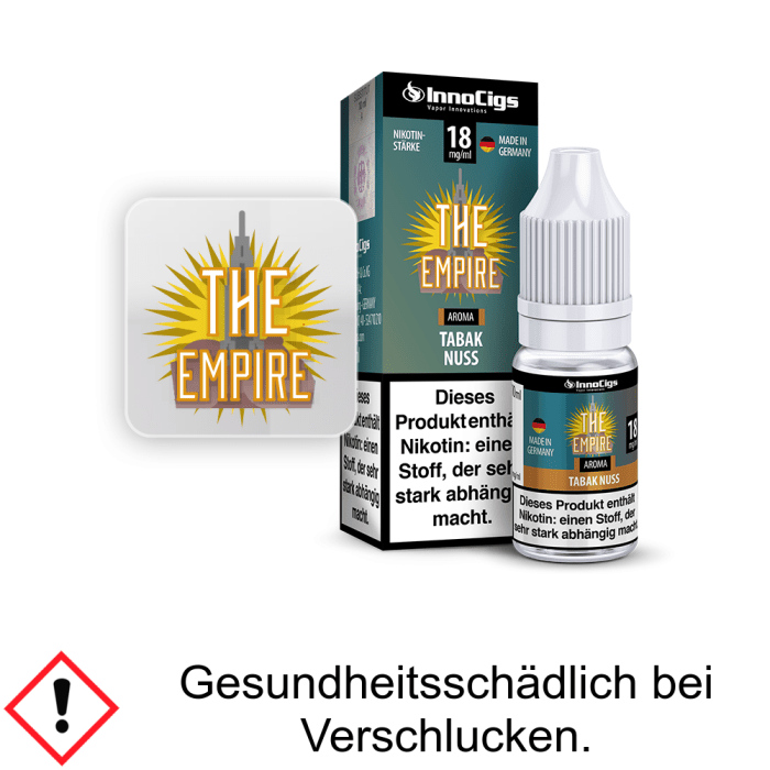 InnoCigs - The Empire Tabak Nuss Aroma 6 mg/ml