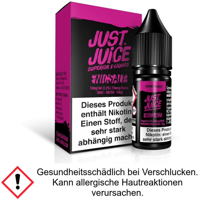 Just Juice - Berry Burst - Nikotinsalz Liquid 11 mg/ml