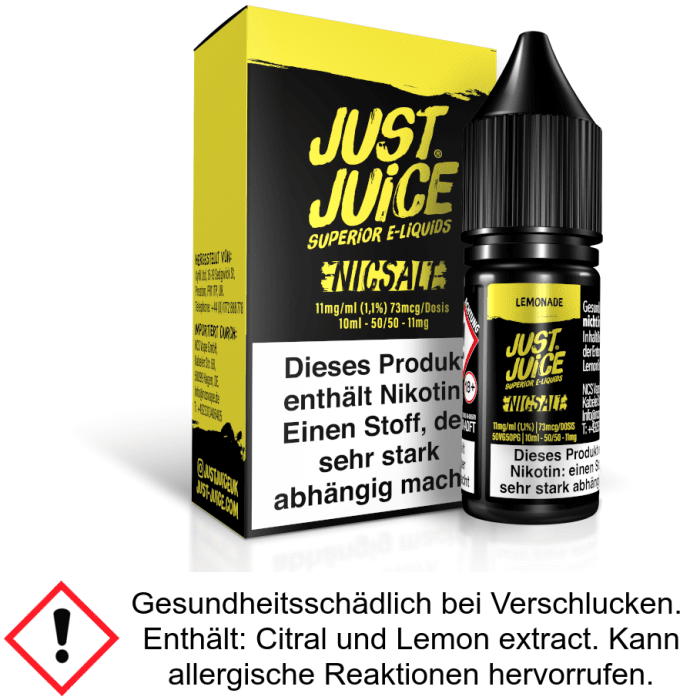 Just Juice - Lemonade - Nikotinsalz Liquid 11 mg/ml