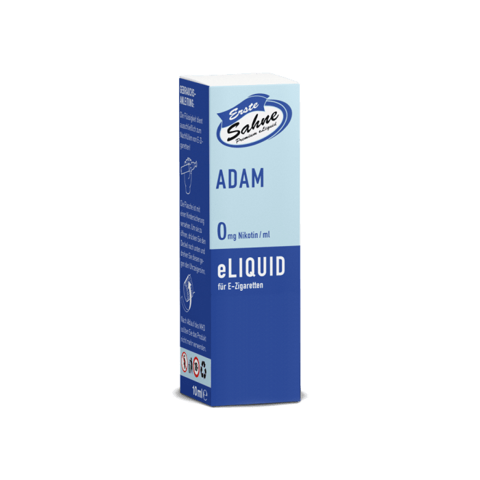 Liquid Adam - Nikotin - Erste Sahne