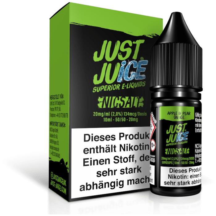 Liquid Apple & Pear on Ice - Nikotinsalz - Just Juice