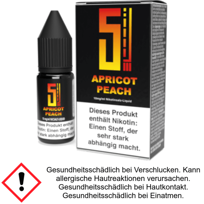 Liquid Apricot Peach - 5EL Nikotinsalz 10 mg/ml