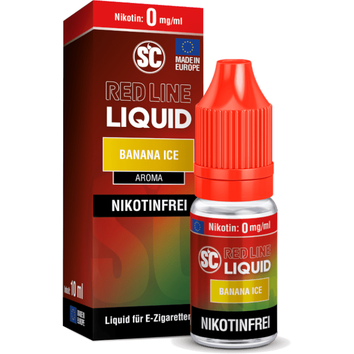 Liquid Banana ICE 0 mg/ml - SC Red Line Nikotinfrei