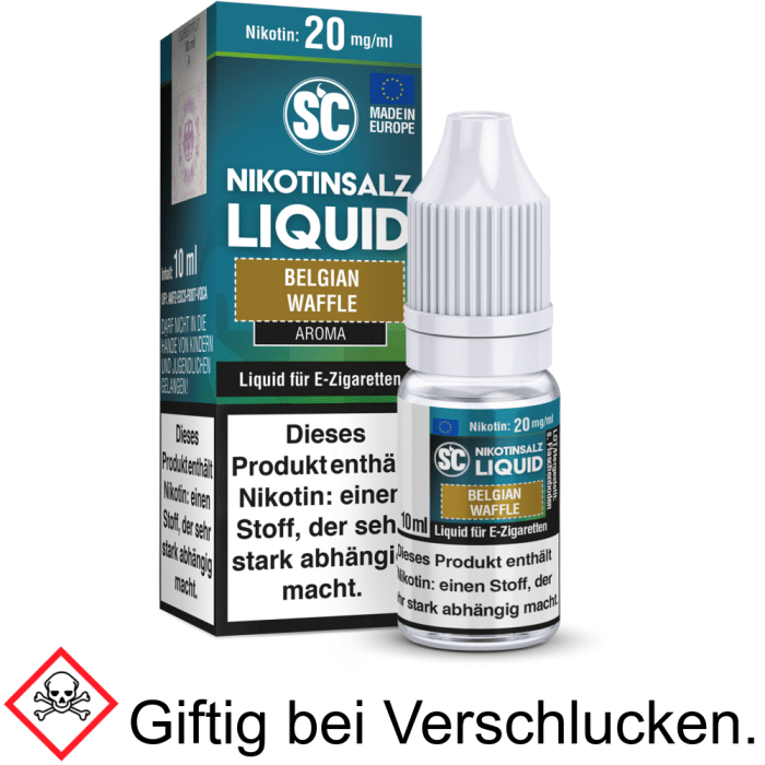 Liquid Belgian Waffle 20 mg/ml - SC Nikotinsalz