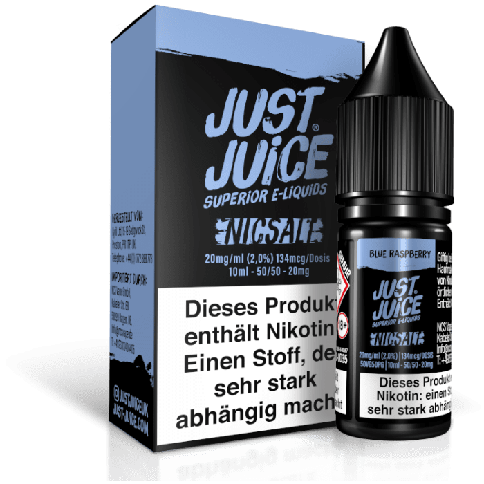 Liquid Blue Raspberry - Nikotinsalz - Just Juice