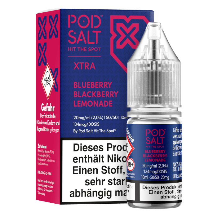 Liquid Blueberry blackberry Lemonade - Pod Salt X Nikotinsalz