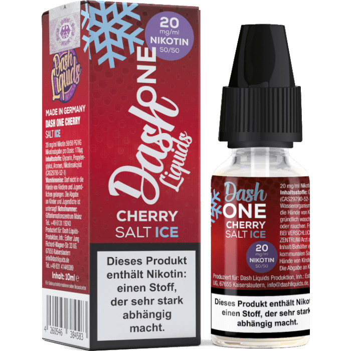 Liquid Cherry Ice - One - Dash Liquids Nikotinsalz